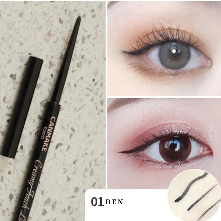 Đánh giá Kẻ Mắt Nước Không Trôi Canmake Quick Lash Liner Canmake