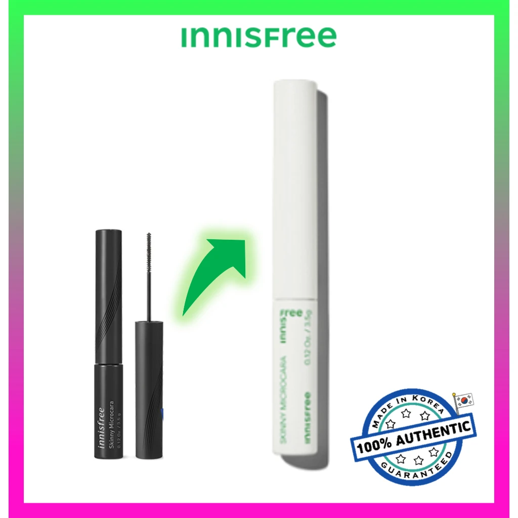 Mascara dưỡng mi Innisfree Skinny Microcara, sản phẩm làm dài và cong mi, chính hãng từ Hàn Quốc