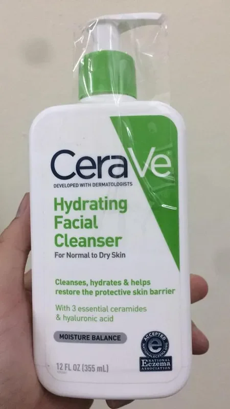 Đánh giá Sữa Rửa Mặt Tạo Bọt Dịu Nhẹ CeraVe Hydrating Cleanser CeraVe