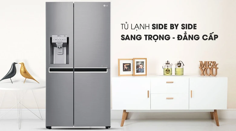 Đánh giá Tủ lạnh LG Inverter 475L GR-B207JDSK LG